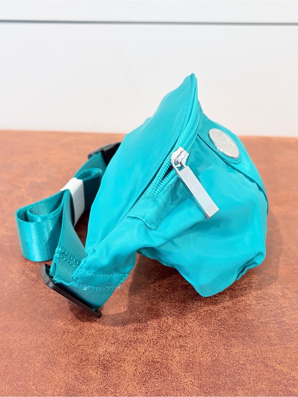 Joy Teal Nylon Travel Tote & Belt Bag Set Y2K Sportcore Coastalcore Vacation Gym - Picture 12 of 15